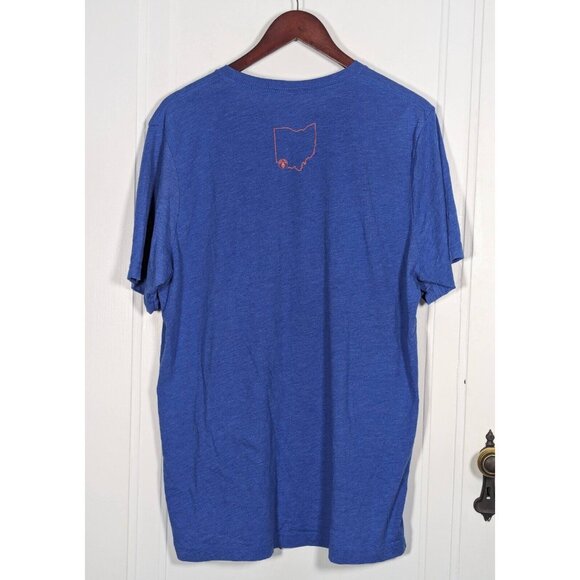 Rhinegeist Brewery T-Shirt FC Cincinnati Ohio Beer Blue Orange Size XL Tee Cincy - Picture 2 of 3